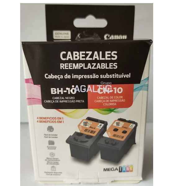 Cabezal Canon BH-10-CH-10√ Pack Negro bh-10 + Color ch-10
