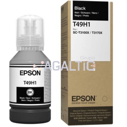 Botella Tinta Epson T49H100 Negro 140ml Original