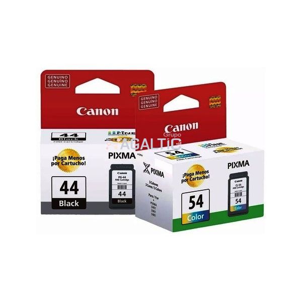 Pack Tinta Canon CL-54 y PG-44 Negro Grupo Agaltic