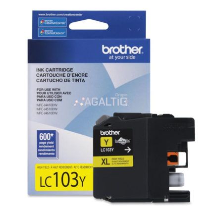Tinta Brother LC-103Y Yellow mfc-j4510dw 600 paginas