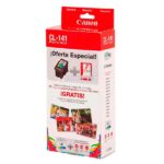 Tinta Canon CL-141 Color 8ml + Papel Foto√ mg3510, mg3610