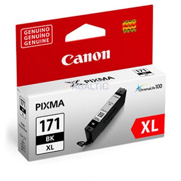 Tinta Canon CLI-171xl Black 10.8ml. mg5710, mg6810, mg7710