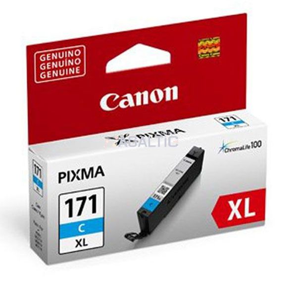 tinta-canon-cli-171xl-cian Tinta Canon CLI-171xl Cian 10.8ml. mg5710, mg6810, mg7710