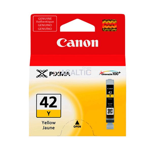 tinta-canon-cli-42y Tinta Canon CLI-42Y Yellow 13ml. Pixma pro-100, pro100s