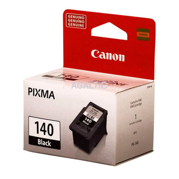 Tinta Canon PG-140 Negro 8ml√ mg2110, mg3510, mg3610