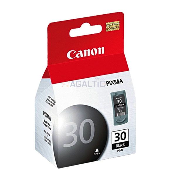 Tinta Canon PG-30 Negro 11ml√ ip1800, mp140, mp190, mp220