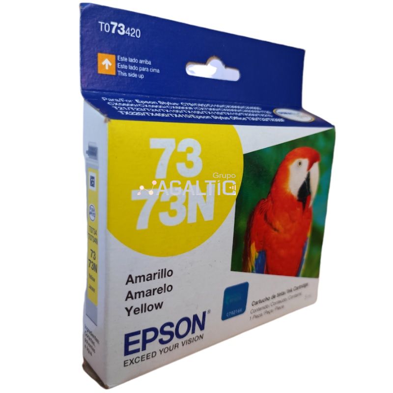 Tinta Epson T073420-al Yellow 5ml√ ST c92/c110/T23/CX3900