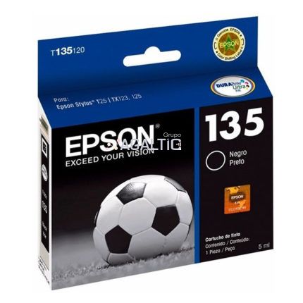 Tinta Epson T135120-AL Black T25,TX125 180 paginas