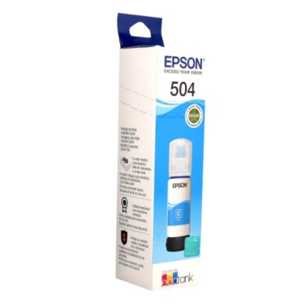 Tinta Epson T504220-AL 504 Cian 70ml Original l4150/l4160
