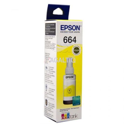 Tinta Epson T664420-AL Yellow 70ml Original Epson EcoTank