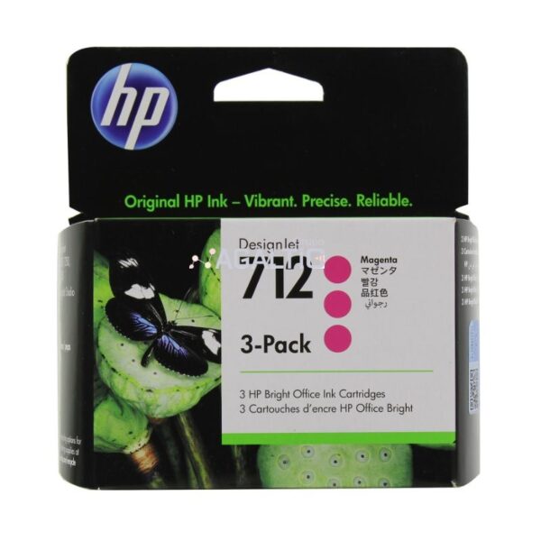 Tinta HP 3ED78A (712a) 3 Pack 29ml Magenta Original