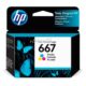 Tinta HP 3YM78AL (667) Tricolor (DJ 2775 / 4175)