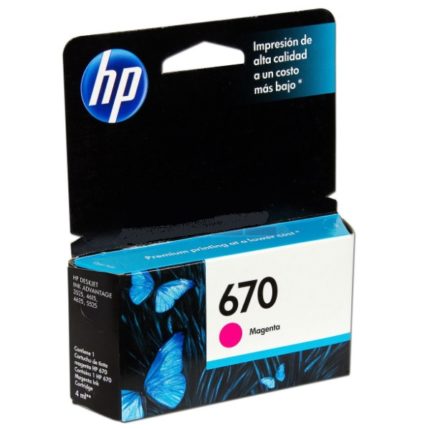 Tinta HP CZ115AL (670) Magenta 300pag Original