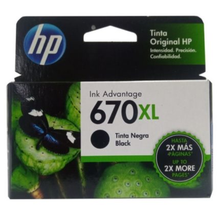 Tinta HP CZ117AL (670xl) Negro 550pag Original