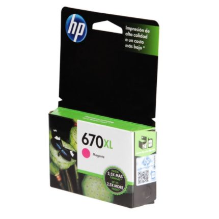 Tinta HP CZ119AL (670xl) Magenta 750pag