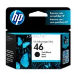 Tinta HP CZ637AL (46) Negro 1500pag√ Cartucho Tinta HP 46