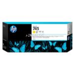 Tinta HP F9K02A yellow 300ml, Cartucho Tinta HP 745 Yellow