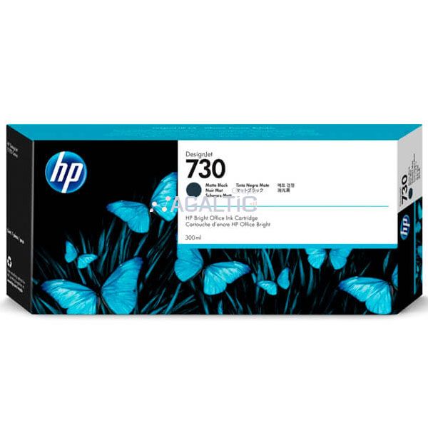 Tinta HP P2V71A (730) 300ml Matte Black | Agaltic