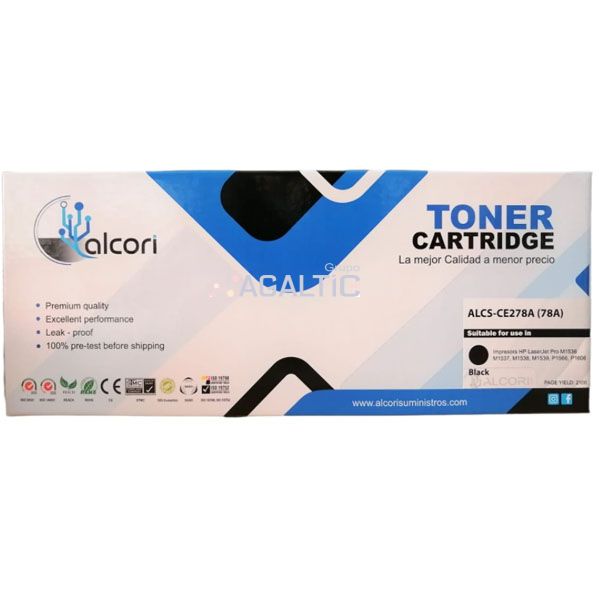 Toner Compatible CE278A 78a p1606 Negro 2100 páginas
