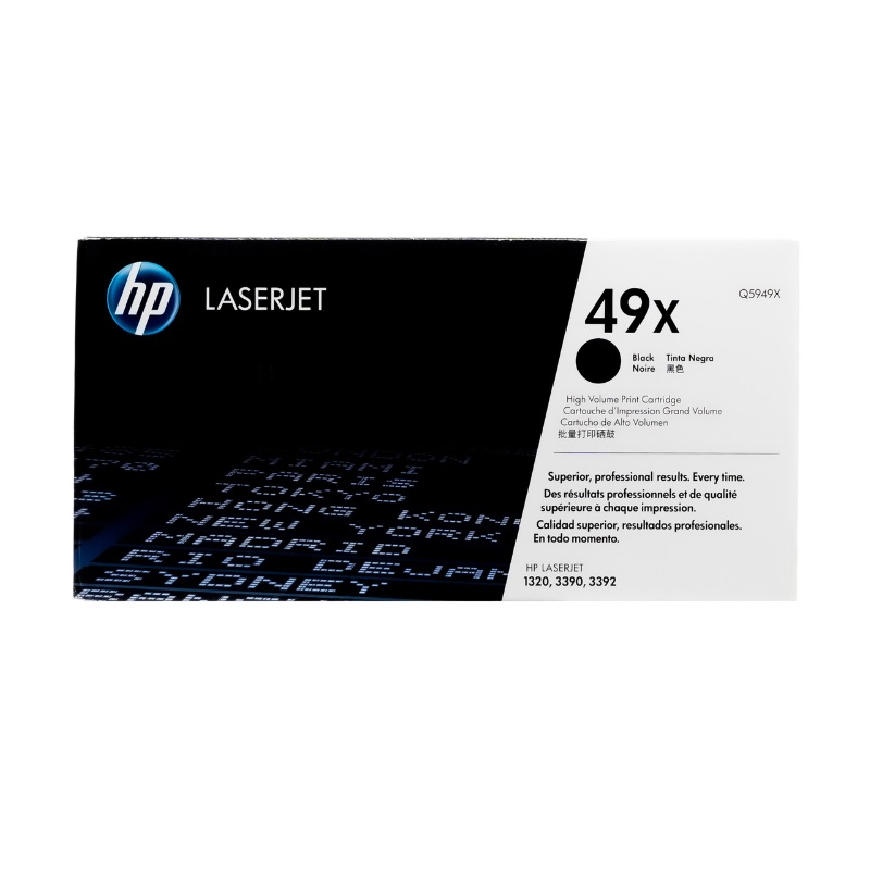 toner-hp-q5949x-49x-negro-laserjet-1160-1320-3390-3392 Tóner HP Q5949X (49x) l.j. 1160, 1320, 3390, 3392 Negro 6k