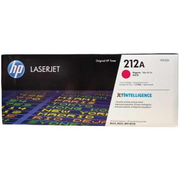 Tóner HP W2123A (212a) l.j. m555 Magenta 4,500 paginas