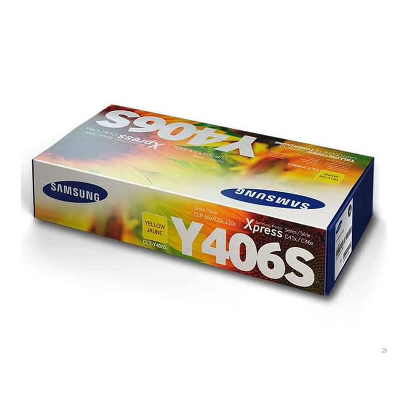 Tóner Samsung CLT-Y406S Yellow (hp su466a) 1,000 paginas