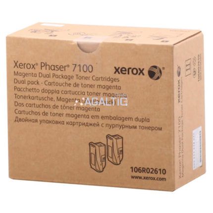 Tóner Xerox 106R02610 Magenta Phaser 7100 Dual Pack√ 9K