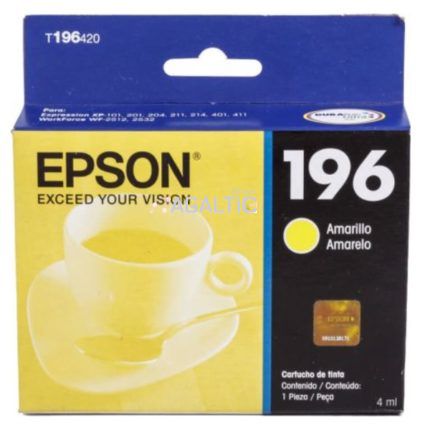 Tinta Epson T196420-al Yellow 4ml Para XP-211, XP-401