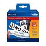 Cinta Brother DK-2243 Black On White 4" x 100 QL-1060N